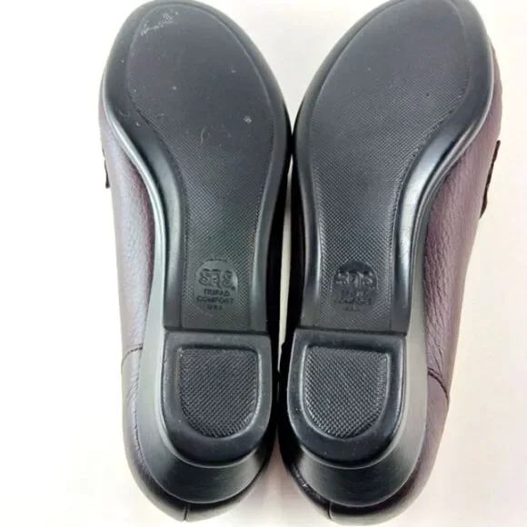 SAS NWOT Classic Timeless Slip-On Leather Loafer Woman's 8.5. Burgandy/Brownish. - Picture 7 of 12